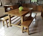 Table en chêne massif, Maison & Meubles, Tables | Tables à manger, 150 à 200 cm, Cinq personnes ou plus, Comme neuf, Enlèvement