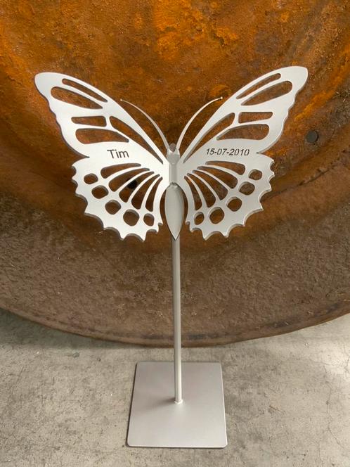 Grafdecoratie vlinder-decoratie, Tuin en Terras, Overige Tuin en Terras, Nieuw, Ophalen of Verzenden