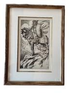 lithographie de Langaskens Le Héros, Antiek en Kunst, Ophalen