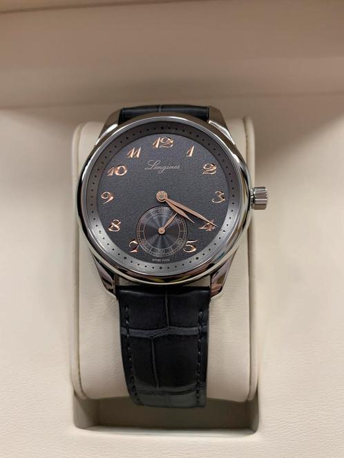 Longines Master Collection Small Seconds anthracite 2024, Handtassen en Accessoires, Horloges | Heren, Zo goed als nieuw, Ophalen of Verzenden