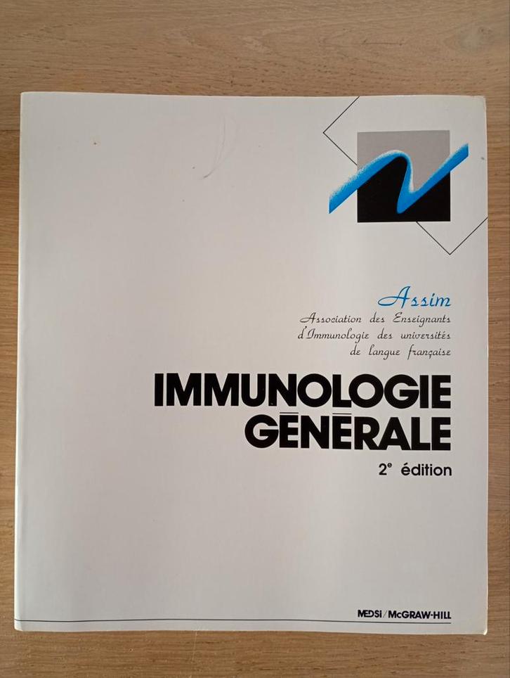 Immunologie générale Assim collectif, Boeken, Wetenschap, Gelezen, Overige wetenschappen, Ophalen of Verzenden