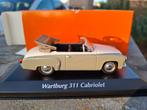 1/43 Minichamps Wartburg 311 Cabriolet    Grey/White - 1958, Ophalen of Verzenden, Nieuw, Auto, MiniChamps