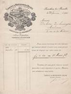 1905:Factuur v.##Tannerie & Maroquinerie Belges, SAVENTHEM##, Verzamelen, Oude facturen., Gebruikt, Ophalen of Verzenden