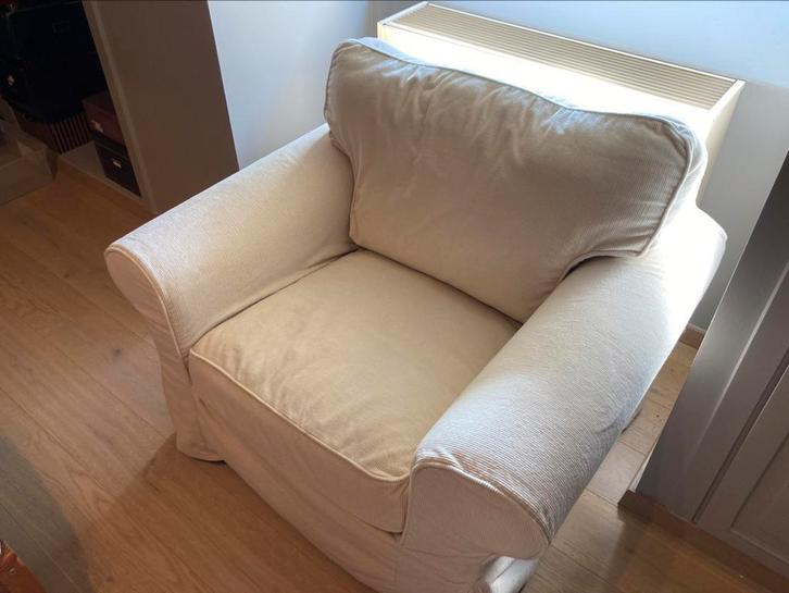 Zetel Ektorp, Huis en Inrichting, Fauteuils, Zo goed als nieuw, Stof, 100 tot 125 cm, 75 tot 100 cm, Ophalen