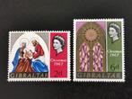 Gibraltar 1967 - Kerstmis - glasraam **, Postzegels en Munten, Ophalen of Verzenden, Overige landen, Postfris