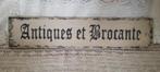Houten paneel "Antiques et Brocante", Ophalen
