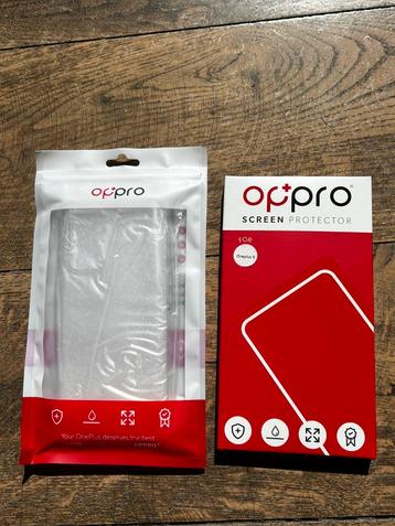 Oneplus 9 OPPRO transparent soft case + screen protector beschikbaar voor biedingen