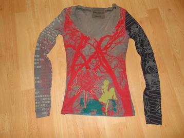 T-shirt Desigual lange mouw