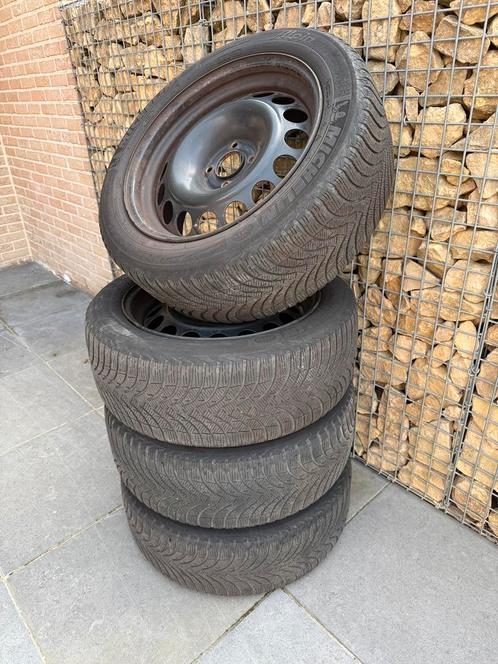 Winterbanden op stalen velg – Michelin Alpin 225/50 R17 98H, Auto-onderdelen, Banden en Velgen, Banden en Velgen, Winterbanden