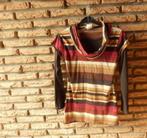 (5) -blouse fille t.12 ans brune, Ophalen of Verzenden, Gebruikt, Meisje, Trui of Vest