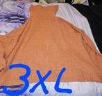 dames trui gebreje stof maat 3XL oranje, Kleding | Dames, Truien en Vesten, Oranje, Zo goed als nieuw, Ophalen