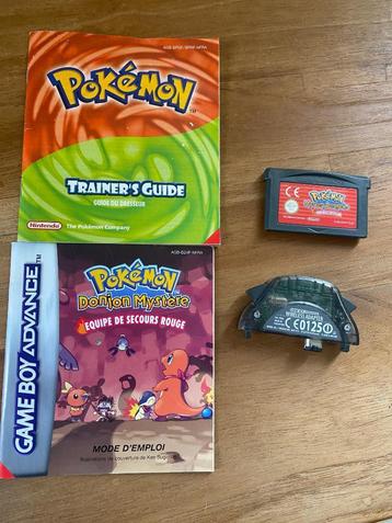 Pokémon Mystery Dungeon - GBA Red Rescue Team beschikbaar voor biedingen