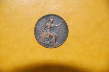 PIÈCE D'UN CENT 1899, Envoi, Monnaie en vrac