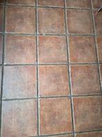 Vloer tegen ,rood bruin, twee pakken van 12 stuks. 1teg met, Enlèvement