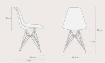 Eames DSR stoelen van Vitra x 4 beschikbaar voor biedingen