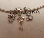 Ens duo Mickey & Minnie cristal,  Pandora Disney, Handtassen en Accessoires, Bedels, Verzenden, Nieuw, Zilver, Pandora