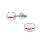 Boucles d'oreilles macarons en argent pour enfants, Bijoux, Sacs & Beauté, Enlèvement ou Envoi, Boucles d'oreilles, Neuf