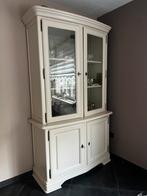 Vitrinekast eik, Huis en Inrichting, Kasten | Buffetkasten, Ophalen, Gebruikt
