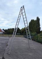 Professionele ladder 2x16, Doe-het-zelf en Bouw, Ladders en Trappen, Ophalen, Zo goed als nieuw, Ladder