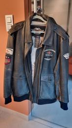 Mooie lederen Harley Davidson  jas maat XL, Zo goed als nieuw, Ophalen