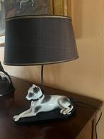 Porseleinen vintage schemerlamp hond, Moins de 50 cm, Vintage - klassiek, Enlèvement, Utilisé