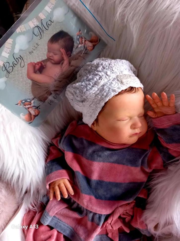 schattige reborn max, Verzamelen, Poppen, Nieuw, Overige typen, Levensecht of Reborn, Ophalen of Verzenden