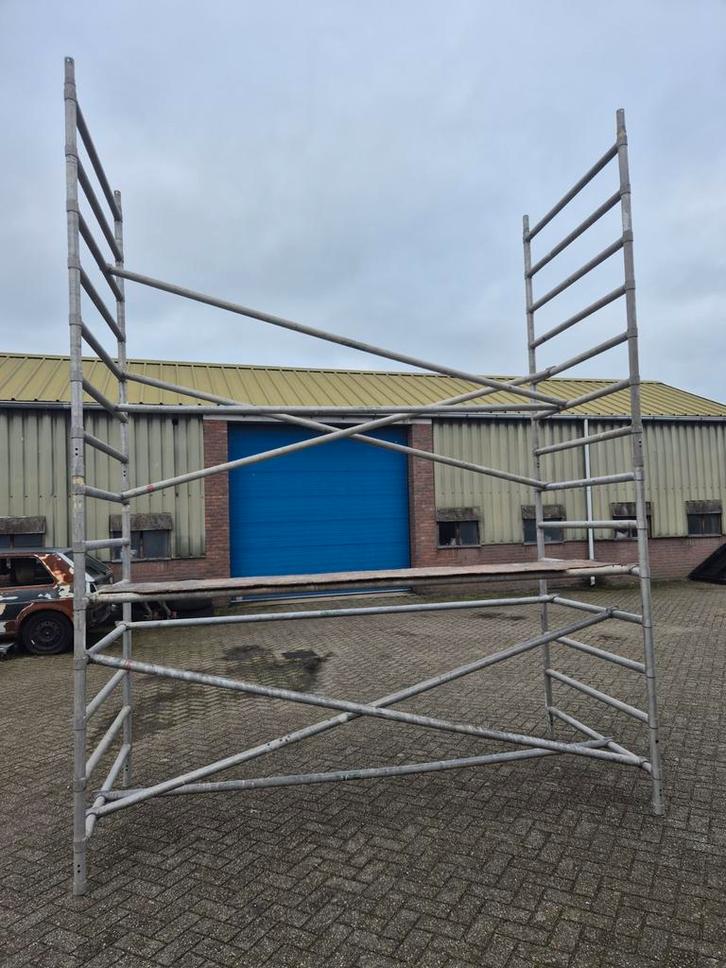 Altrex aluminium rolsteiger uitbreiding frame rolstelling, Doe-het-zelf en Bouw, Steigers, Gebruikt, Rolsteiger of Kamersteiger