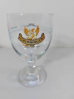 Grimbergen glas met spreuk + tekst op voet, Collections, Marques de bière, Enlèvement