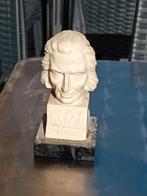 Buste de Liszt en albâtre signé Amilcare Santini, Antiquités & Art, Enlèvement ou Envoi