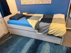 cadre de lit IKEA SLÄKT avec rangement+2 matelas, Maison & Meubles, 90 cm, Comme neuf, Enlèvement, 200 cm