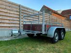Aanhangwagen/remorque dubbel as 750 kg max met stroom,, Auto diversen, Aanhangwagen-onderdelen, Ophalen, Zo goed als nieuw