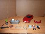 Porsche Carrera S race auto sportauto 3911 met lichten, Kinderen en Baby's, Complete set, Ophalen of Verzenden