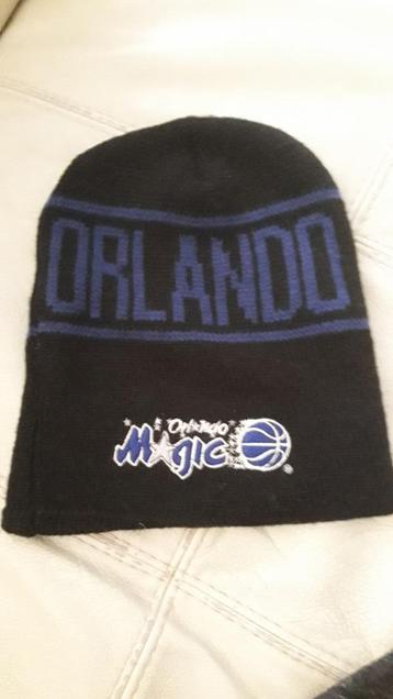 Muts zwart Orlando Magic NBA, Kleding | Heren, Ophalen of Verzenden, Zo goed als nieuw, Starter, Muts