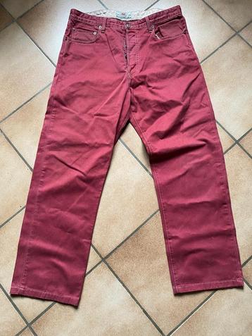 Levis 401 rode jeans W36 L34 vintage recht 501 women beschikbaar voor biedingen