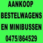 Aankoop bestelwagens en minibussen, Auto's, Particulier, Te koop