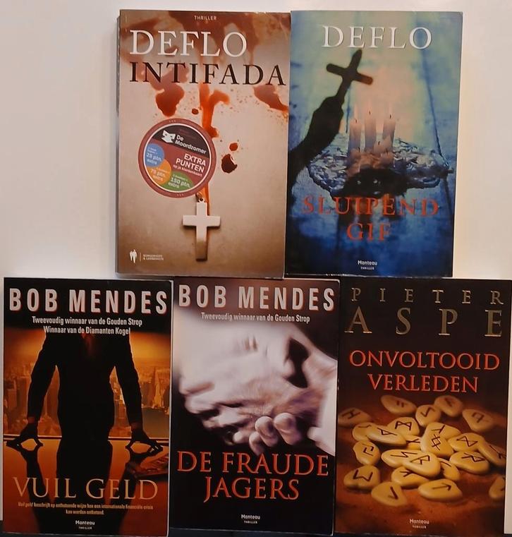 Thrillers DEFLO - BOB MENDES - ASPE, Boeken, Thrillers, Gelezen, België, Ophalen