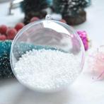 Kerstballen transparant 10 cm, Ophalen of Verzenden, Nieuw