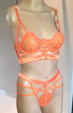 Lingerie setje 70C XS Mitzy oranje Hunkemoller, Ophalen of Verzenden, Oranje, Setje
