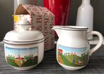 Villeroy & Boch Design Naif suikerpot en melkkan, Huis en Inrichting, Keuken | Servies, Ophalen of Verzenden, Nieuw, Porselein