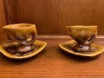 Duo de tasses sur pied Vallauris, Neuf, Enlèvement ou Envoi, Poterie rustique, Céramique