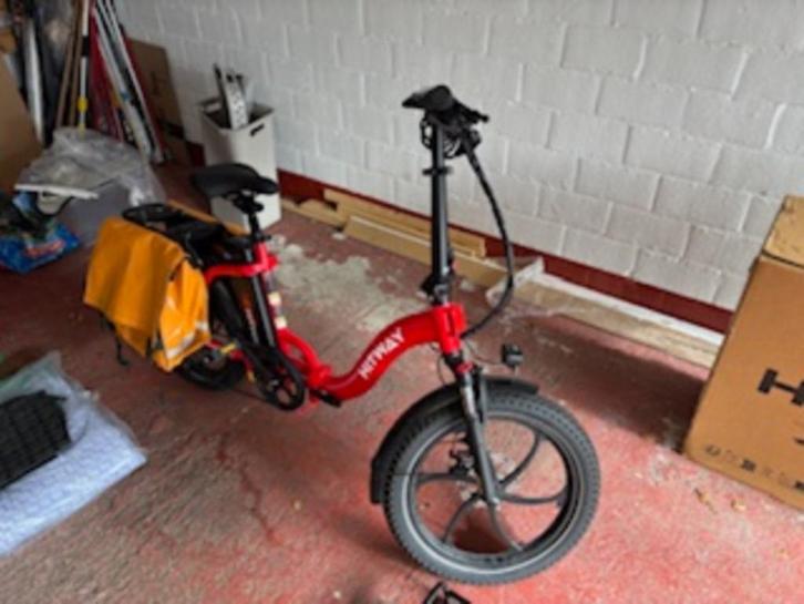 elektrische fiets hitway bk6s L1 rood, Fietsen en Brommers, Fietsen | Vouwfietsen, Zo goed als nieuw, Overige merken, 20 inch of meer