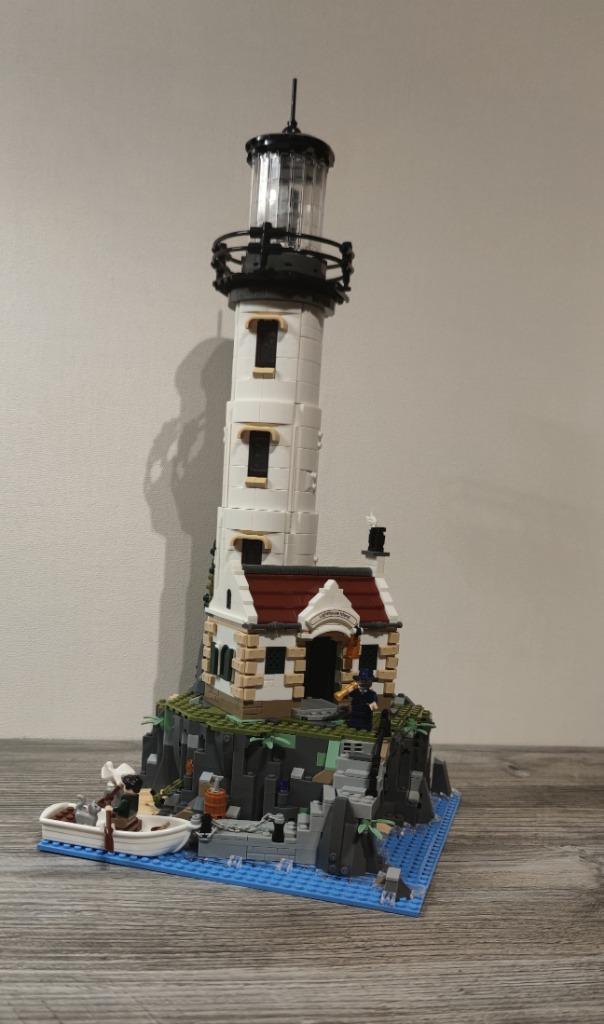Ideas motorized lighthouse, Kinderen en Baby's, Speelgoed | Duplo en Lego, Zo goed als nieuw, Lego, Complete set, Ophalen of Verzenden