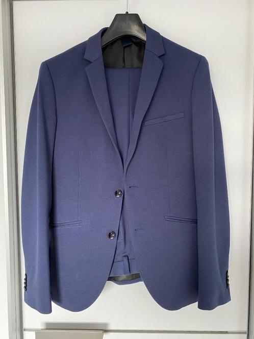 blauw kostuum Kiomo, maat 48 = M, Kleding | Heren, Kostuums en vesten, Maat 48/50 (M), Blauw, Ophalen
