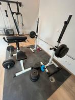 Fitness toestellen squadrek / benchpress, Sport en Fitness, Fitnessmaterialen, Ophalen, Zo goed als nieuw
