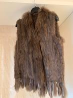 Dames bodywarmer in echte bont 38/40, Kleding | Dames, Bodywarmers, Ophalen, Zo goed als nieuw, Maat 38/40 (M), Bruin