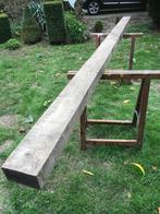houten balken, Doe-het-zelf en Bouw, Hout en Planken, Ophalen, Gebruikt, Eiken, 300 cm of meer