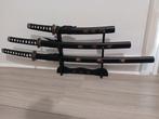 Katana set met standaard, Antiek en Kunst, Ophalen of Verzenden