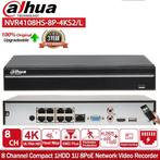 Dahua NVR4108HS-8P-4KS2/L Camera-opnameapparaat+ HDD 4 TB, Ophalen of Verzenden, Nieuw, Buitencamera