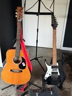Linkshandige gitaren (folk & electrisch), Muziek en Instrumenten, Snaarinstrumenten | Gitaren | Elektrisch, Ophalen, Zo goed als nieuw