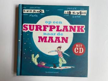 Boek kinderen + CD: Op een surfplank naar de maan beschikbaar voor biedingen